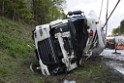 VU Gefahrgut LKW umgestuerzt A 4 Rich Koeln Hoehe AS Gummersbach P414